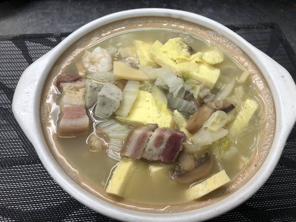 316. Braised Baby Cabbage in Casserole 砂鍋津白